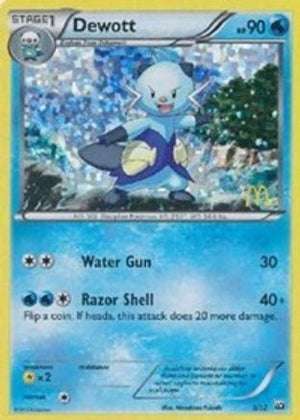 Dewott 005/12  - Holofoil McDonalds Promos 2012 - Promo