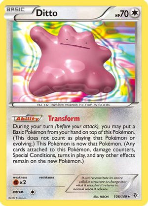 Ditto 108  - Holofoil Boundaries Crossed - Holo Rare