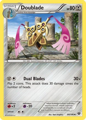 Doublade 084  XY Base Set - Uncommon