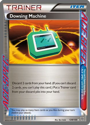 Dowsing Machine 128  - Holofoil Plasma Storm - Rare Ace