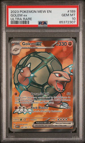 PSA 10 Golem EX #189-151 (2307)