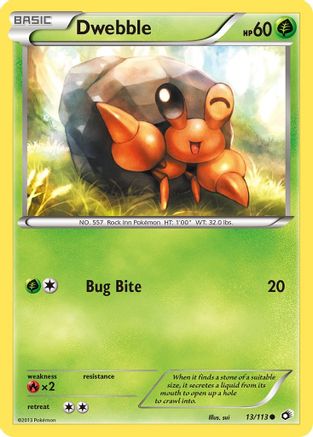 Dwebble 013  Legendary Treasures - Common