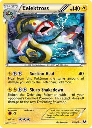 Eelektross 047  - Reverse Holofoil Dark Explorers - Holo Rare