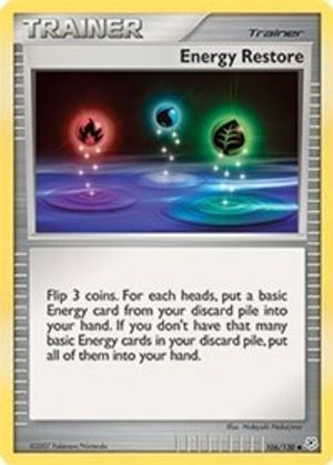 Energy Restore 106  - Reverse Holofoil Diamond and Pearl - Uncommon