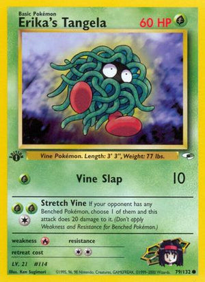 Erika's Tangela 79/132  - 1st Edition Gym Heroes - Common