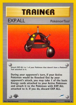 EXP.ALL 93/105  - 1st Edition Neo Destiny - Rare