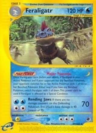 Feraligatr (47) (47) 047  - Reverse Holofoil Expedition - Rare