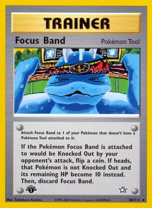 Focus Band 86/111  - 1st Edition Neo Genesis - Rare