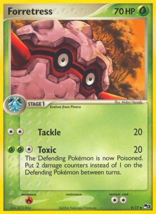 Forretress 009  POP Series 3 - Uncommon