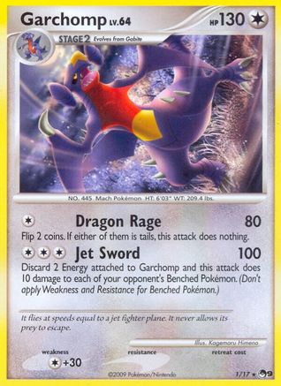 Garchomp 001  POP Series 9 - Rare
