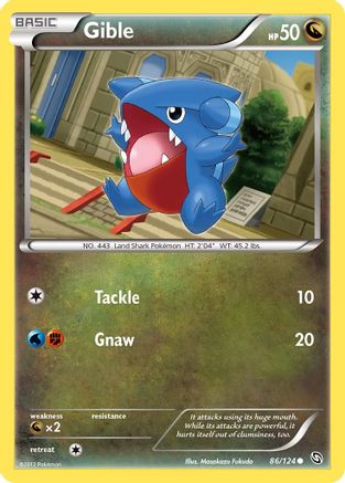 Gible (86) (86) 086/124  Dragons Exalted - Common
