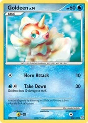 Goldeen 084  - Reverse Holofoil Diamond and Pearl - Common