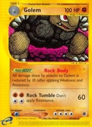 Golem (49) (49) 049  - Reverse Holofoil Expedition - Rare