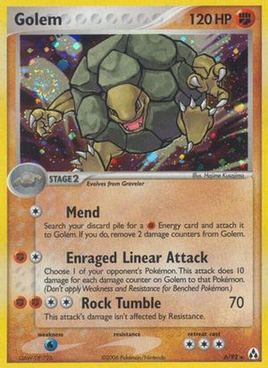 Golem 006/92  - Holofoil Legend Maker - Holo Rare