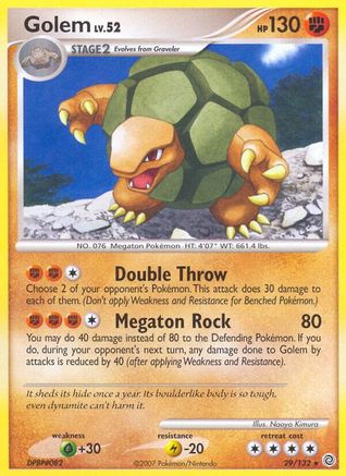 Golem 029  Secret Wonders - Rare
