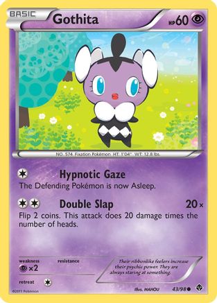 Gothita (43) (43) 043  - Reverse Holofoil Emerging Powers - Common