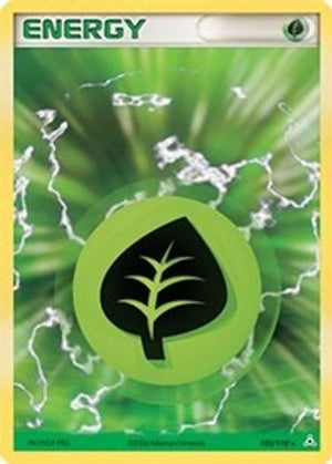 Grass Energy 105/110  - Holofoil Holon Phantoms - Holo Rare