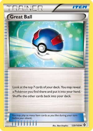 Great Ball 129  - Reverse Holofoil Boundaries Crossed - Uncommon
