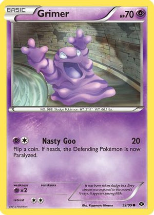 Grimer 052  - Reverse Holofoil Next Destinies - Common