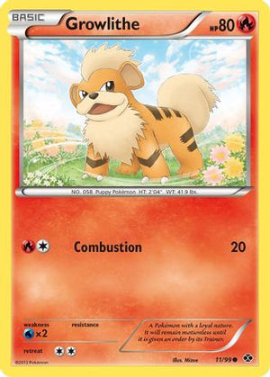 Growlithe (11) (11) 011/99  Next Destinies - Common