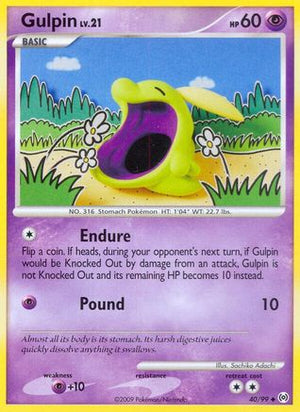 Gulpin (40) (40) 040/99  Arceus - Uncommon