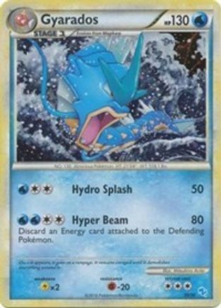 Gyarados (#30 Holo) (#30 Holo) 030  - Holofoil HGSS Trainer Kit Gyarados & Raichu - Common