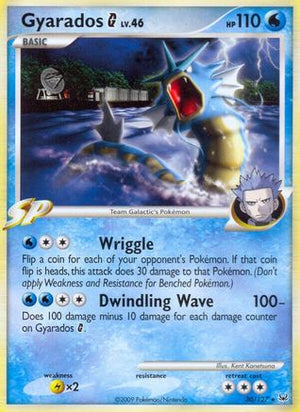 Gyarados G 030  - Reverse Holofoil Platinum - Rare
