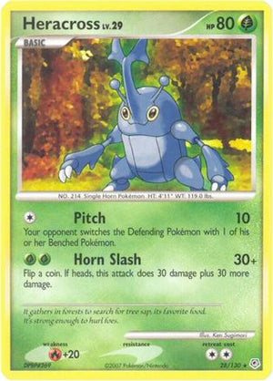 Heracross 028/130  Diamond and Pearl - Rare