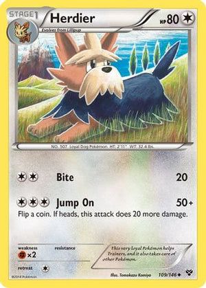 Herdier 109/146  XY Base Set - Uncommon