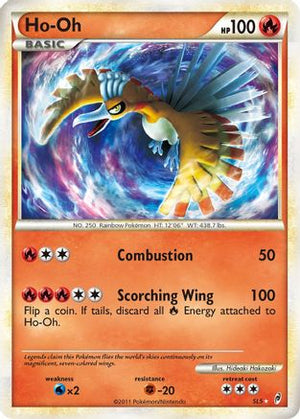 Ho-Oh (Shiny) SL5  - Holofoil Call of Legends - Shiny Holo Rare