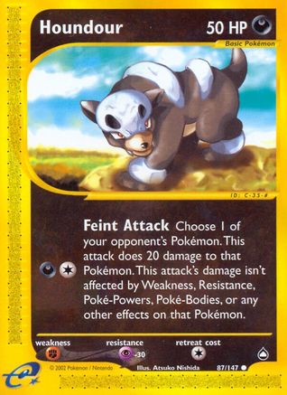 Houndour (87) (87) 087/147  Aquapolis - Common