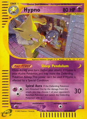 Hypno (H12) (H12) H12  - Holofoil Aquapolis - Holo Rare