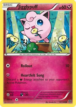 Jigglypuff (87) (87) 087/146  - Reverse Holofoil XY Base Set - Common