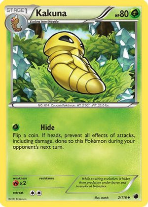 Kakuna 002/116  Plasma Freeze - Uncommon