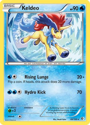 Keldeo (48) (48) 048  Boundaries Crossed - Rare
