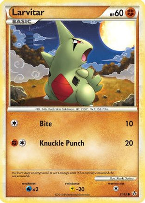 Larvitar (51) (51) 051  Unleashed - Common