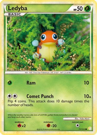 Ledyba 071/123  HeartGold SoulSilver - Common