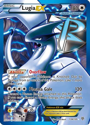 Lugia EX (Team Plasma) (134 Full Art) (Team Plasma)  134  - Holofoil Plasma Storm - Ultra Rare