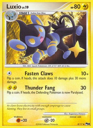 Luxio 008  - Holofoil POP Series 8 - Uncommon