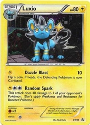 Luxio (Cosmos Holo) BW34  - Holofoil Black and White Promos - Holo Rare