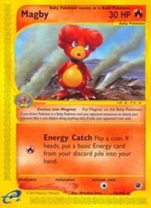 Magby (52) (52) 052  - Reverse Holofoil Expedition - Rare