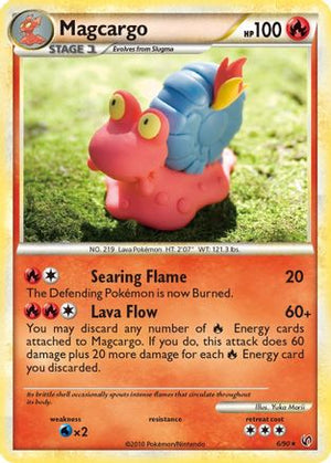 Magcargo 006  - Holofoil Undaunted - Holo Rare