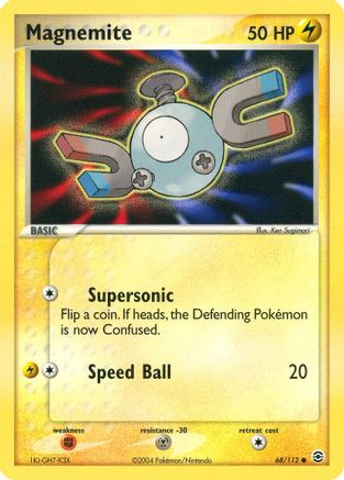 Magnemite 068/112  FireRed & LeafGreen - Common