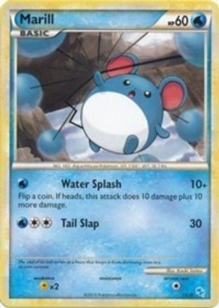 Marill (#15) (#15) 015  HGSS Trainer Kit Gyarados & Raichu - Common