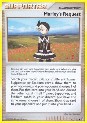 Marley's Request 087  - Reverse Holofoil Stormfront - Uncommon