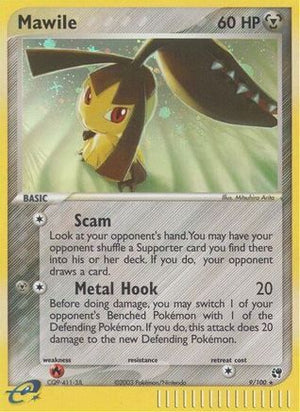 Mawile 009/100  - Holofoil Sandstorm - Holo Rare