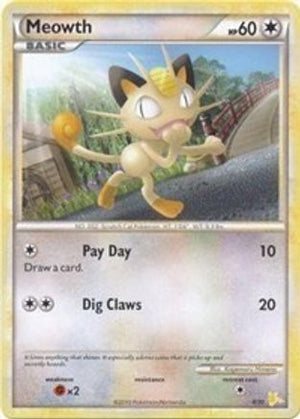 Meowth (#12) (#12) 012  HGSS Trainer Kit Gyarados & Raichu - Common