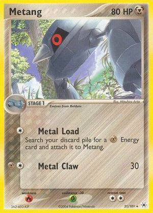 Metang 021/101  - Reverse Holofoil Hidden Legends - Rare