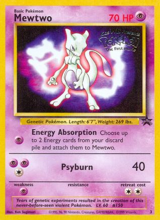 Mewtwo (Movie Promo) 3/53  WoTC Promo - Promo