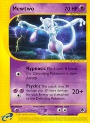 Mewtwo (56) (56) 056  - Reverse Holofoil Expedition - Rare